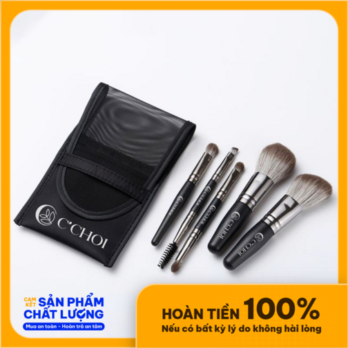 Bộ Cọ Trang Điểm Cá Nhân 5 cây 7 đầu C’Choi